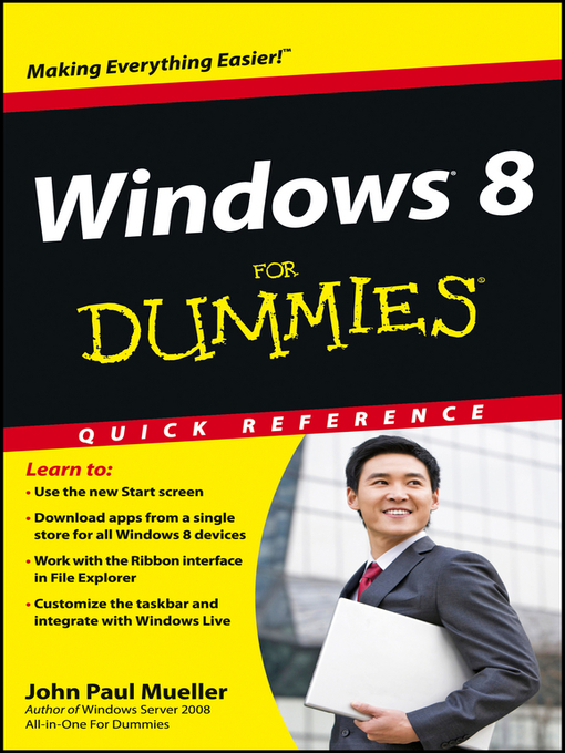 Cover image for Windows 8 For Dummies Quick Reference